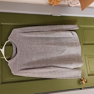 Gray long sleeve sweater size M